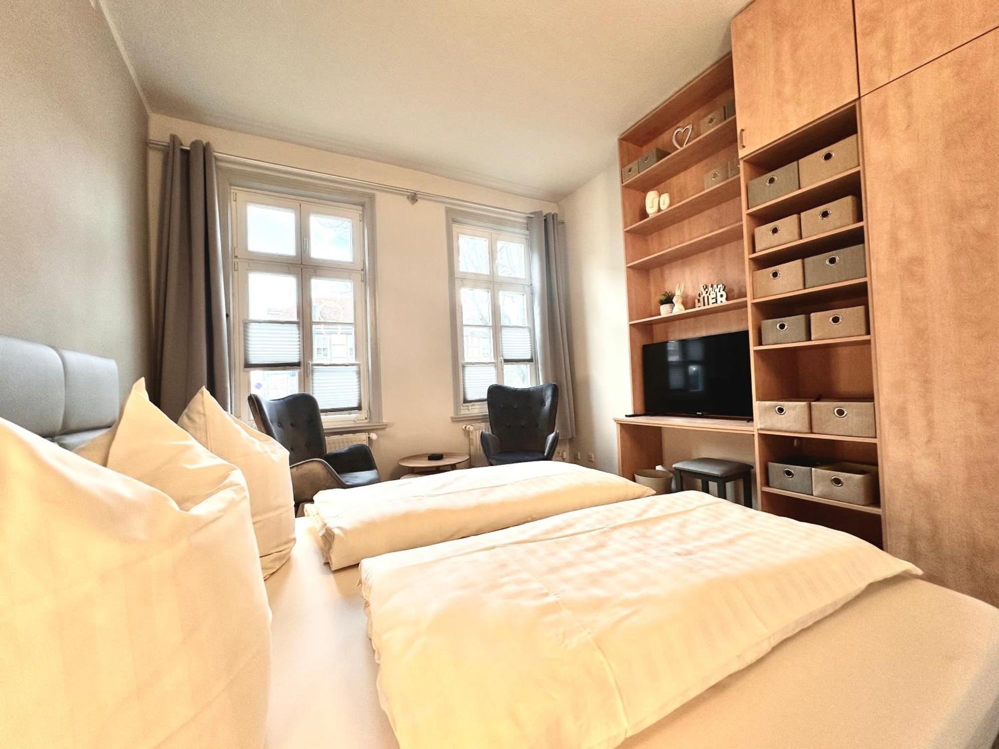 Ferienwohnung An Der Schelfkirche Schwerin  Kamer foto